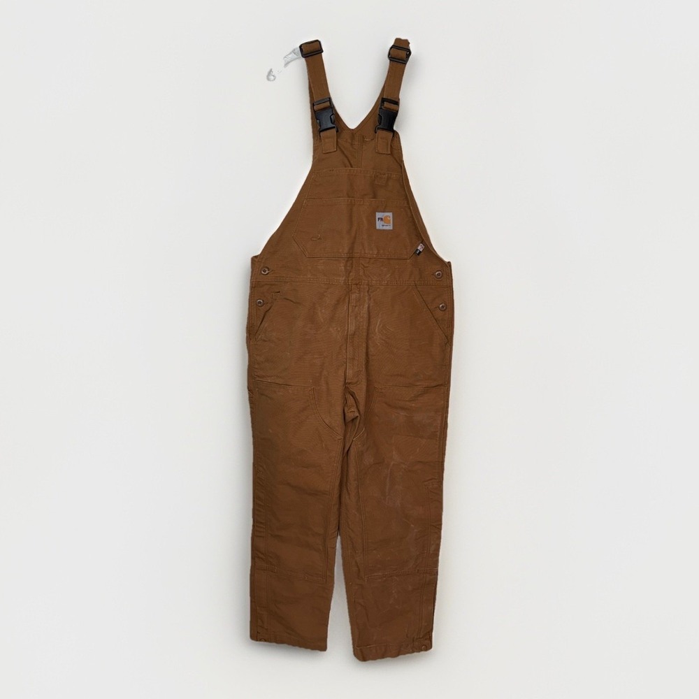Carhartt FR Bib Overalls 36x30 Flame Resistant Double Front Workwear 101627-211